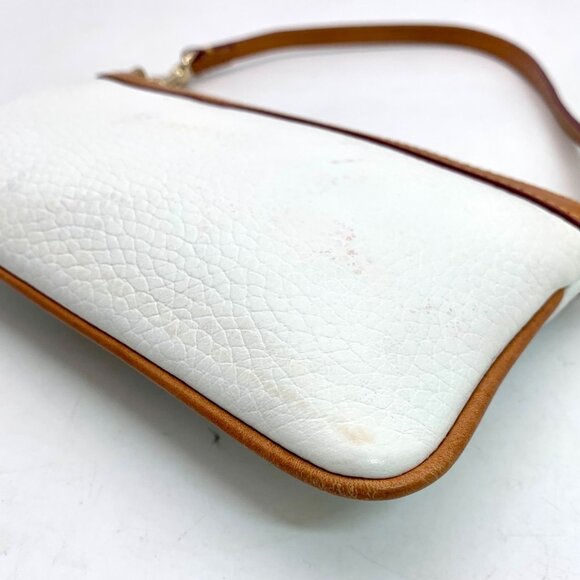 Dooney & Bourke White Pebble Grain Convertible Wristlet - Picture 8 of 11